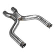 Load image into Gallery viewer, Flowmaster X-Pipe 3.0 in. stainless steel tubing. fits 2011-2014 Ford Mustang GT - Main Product View