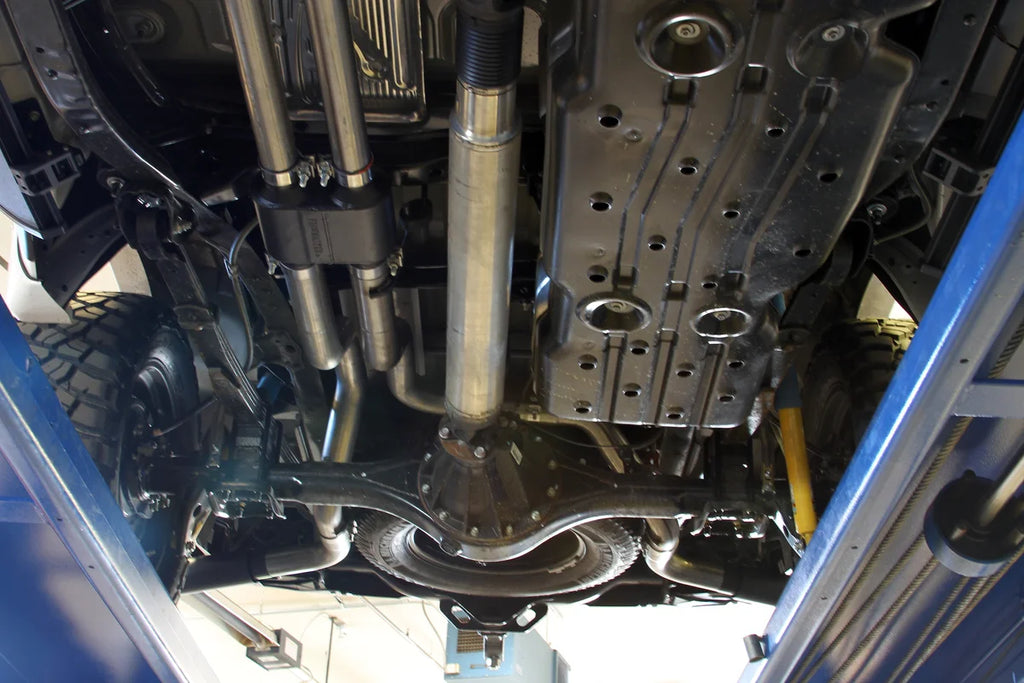 Flowmaster fits 2009-2021 Toyota Tundra 4.6L, 4.7L and 5.7L engines - Installation View
