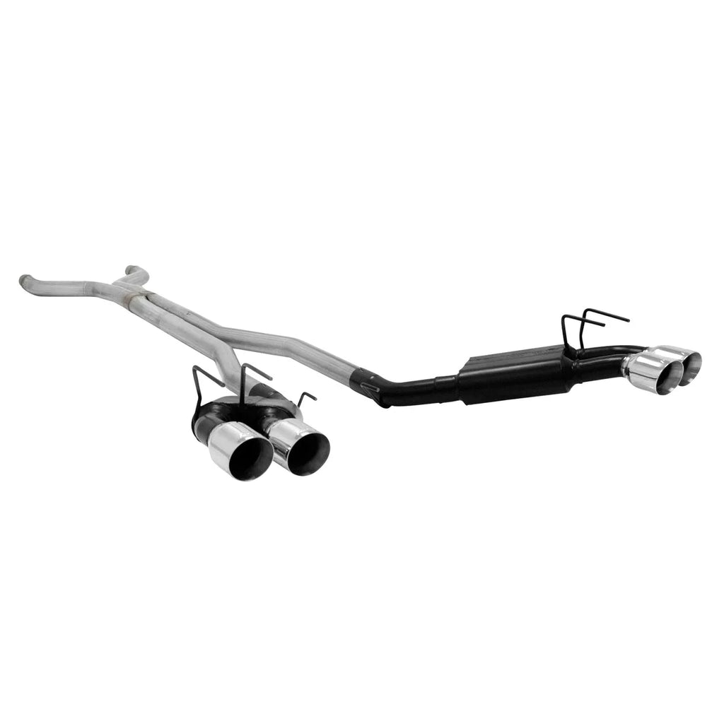 Flowmaster fits 2013-2015 Chevrolet Camaro SS 6.2L engine / ZL1 6.2L engine - Side View