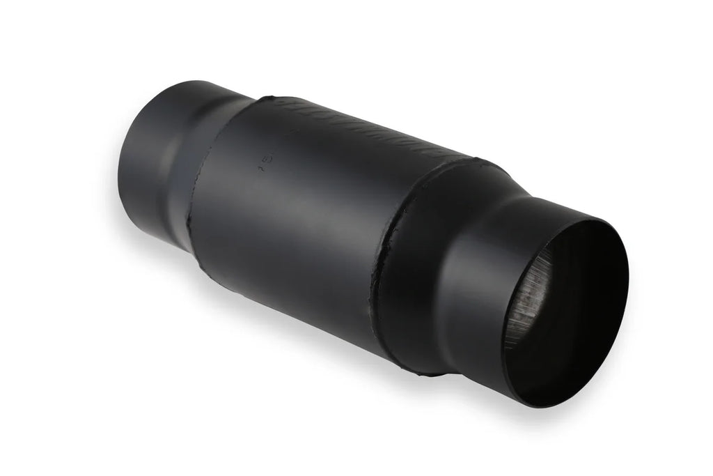 FlowmasterOutlaw Series Race Muffler - short 4.00 Center In / 4.00 Center Out -Aggressive15440S - Side View