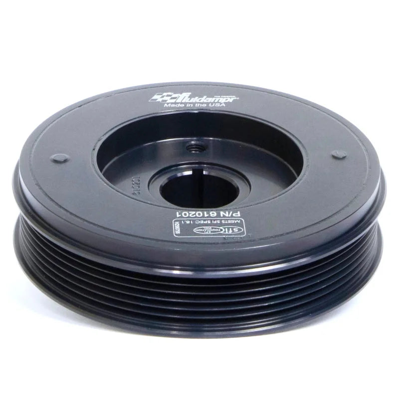 Fluidampr 02-16 Ford 4.0L Barra I6 Steel Internally Balanced Damper - Back View