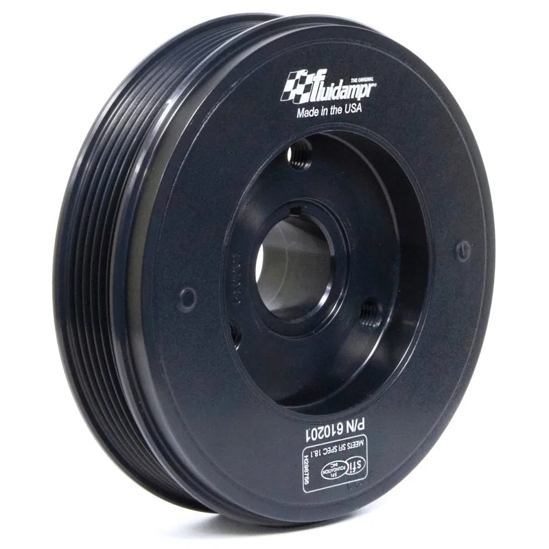 Fluidampr 02-16 Ford 4.0L Barra I6 Steel Internally Balanced Damper - Installation View