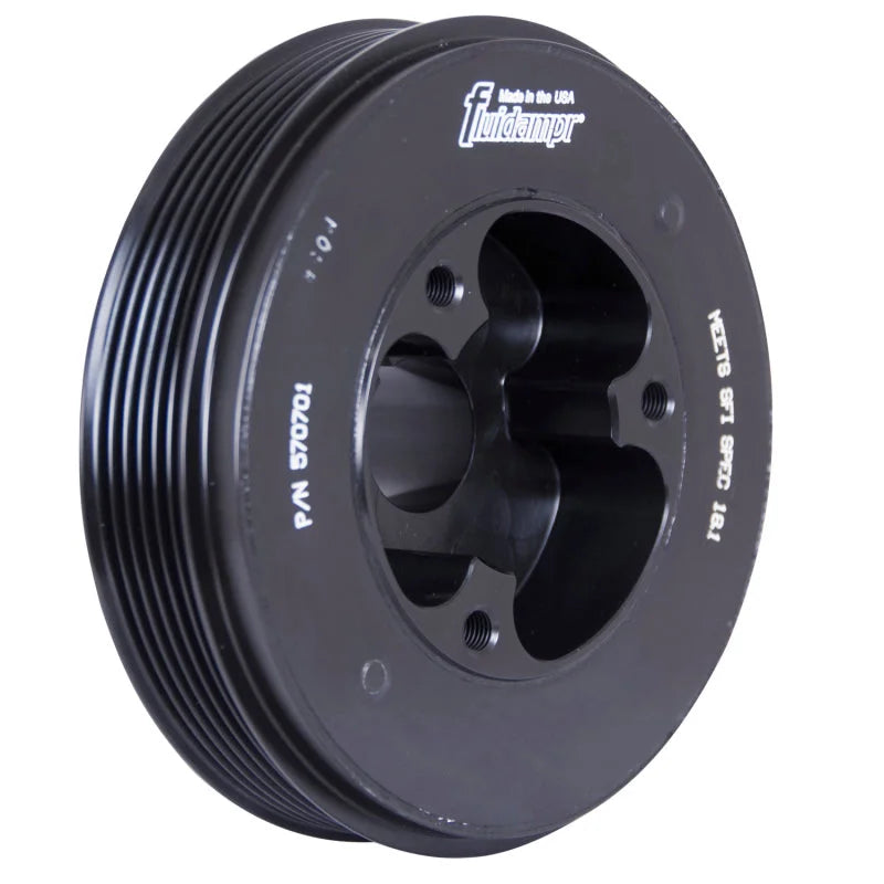 Fluidampr 08-15 Mitsubishi Evo X Steel Internally Balanced Damper - Installation View