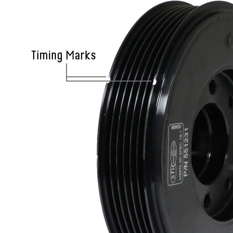 Fluidampr 08.5+ VW Golf TSi/08-13.5 Passat TSi/08.5+ Audi TT TSi Steel Internally Balanced Damper - Additional View 6