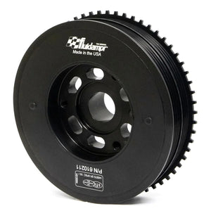 Fluidampr 13-18 Ford Focus ST 2.0L/15-23 Ford Mustang 2.3L EcoBoost Steel Internally Balanced Damper - Main Product View
