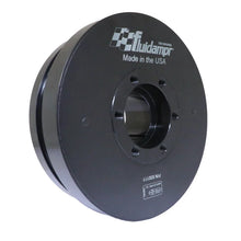 Load image into Gallery viewer, Fluidampr 6.6L GM Duramax 2006-2008 Steel Externally Balanced Damper - Side View