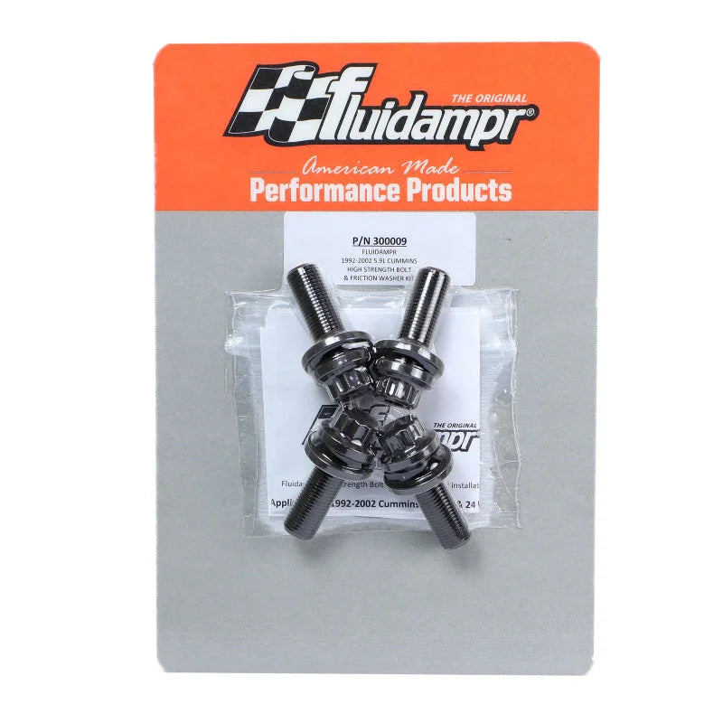 Fluidampr 89-02 Dodge Cummins 5.9L 12V/24V High Strength Bolt Kit - Installation View