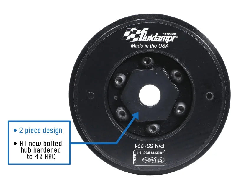 Fluidampr 91-08 VW Golf/05-12 Passat B6/B7 / 03-10 Audi TT Steel Internally Balanced Damper - Additional View 10