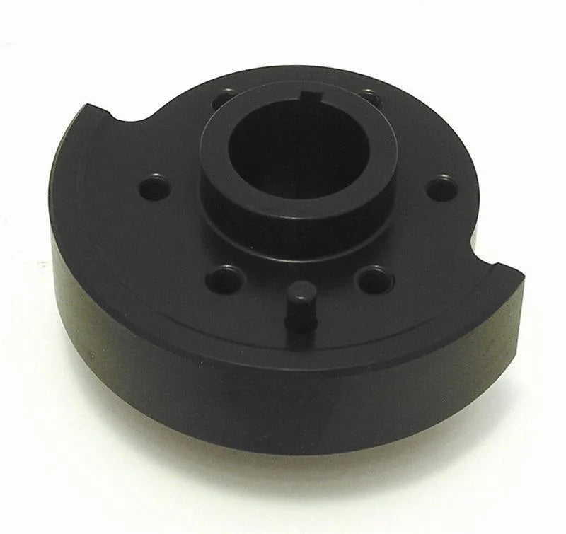 Fluidampr BBC Int Balanced Dual (1/4in & 1/4in) Keyway Harmonic Balancer Adapter Hub (Hub Only) - Side View