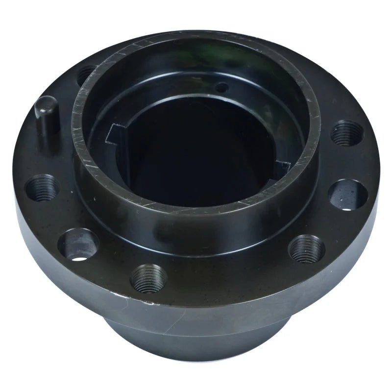 Fluidampr BBC Int Balanced Dual (1/4in & 1/4in) Keyway Harmonic Balancer Adapter Hub (Hub Only) - Back View
