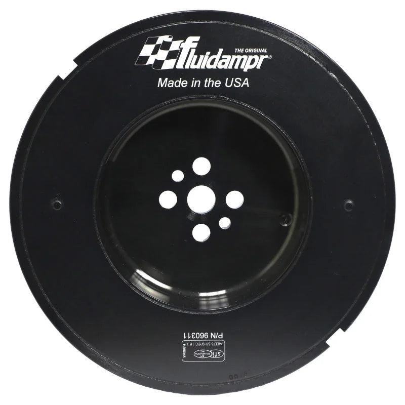 Fluidampr Dodge Cummins 5.9L 1992-1998 12V Steel Internally Balanced Damper - Back View