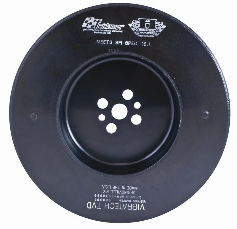 Fluidampr Dodge Cummins 5.9L 1998-2002 24V Steel Internally Balanced Damper - Side View