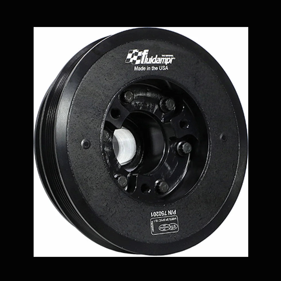Fluidampr Ford Godzilla 7.3L Steel Internally Balanced Damper - Side View
