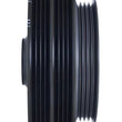 Load image into Gallery viewer, Fluidampr Honda All B Series PS Air / Alt Pulley Steel Internally Balanced Damper - Side View