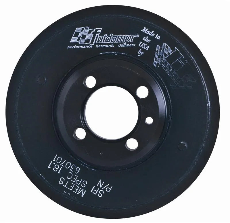 Fluidampr Mitsubishi 4G63/T DSM I-4 Steel Internally Balanced Damper - Back View