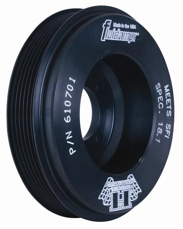 Fluidampr Mitsubishi EVO 8 / 9 Steel Internally Balanced Damper - Side View