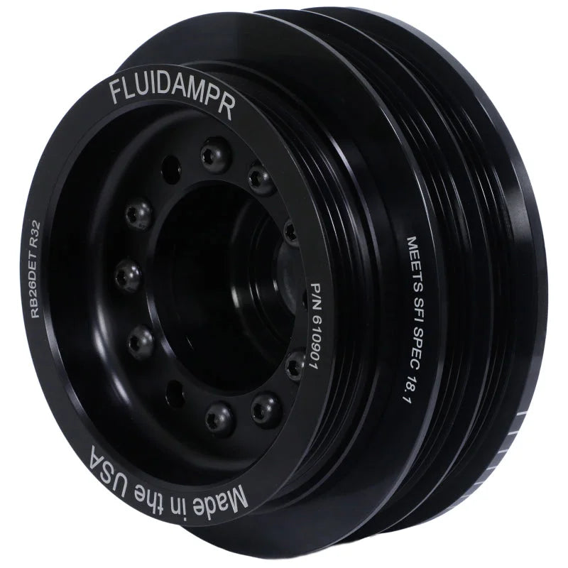 Fluidampr Nissan RB26DET Phase-1 BNR32 GT-R Steel Internally Balanced Damper - Back View