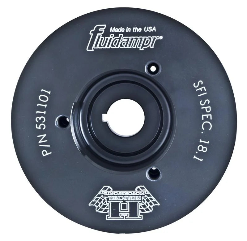 Fluidampr Subaru EJ Series Steel Internally Balanced Damper - Back View