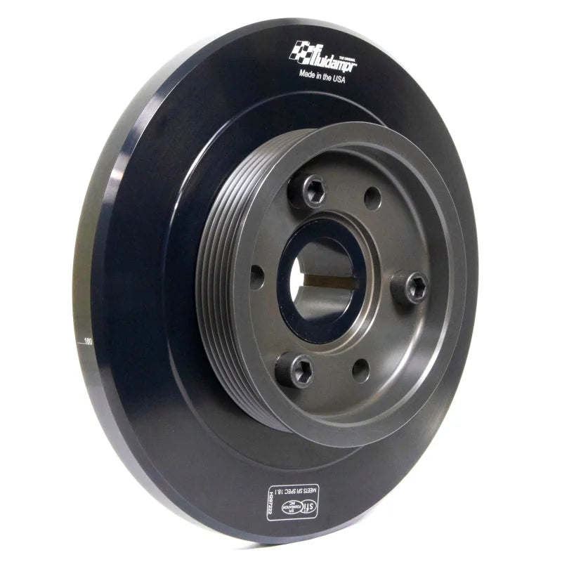 Fluidampr Toyota 1JZ/2JZ I-6 Underdrive Pulley Harmonic Balancer - Back View