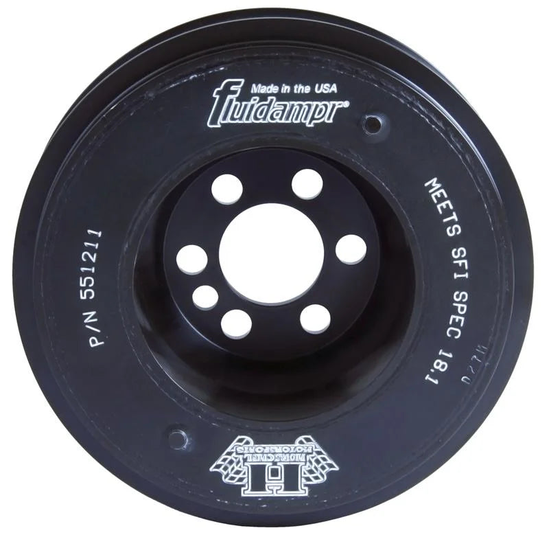 Fluidampr VW 06-08 2L FSI Motor (6 bolt hole mounting) Steel Internally Balanced Damper - Installation View