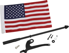 Load image into Gallery viewer, Folding Flag Pole - Left - Black - Can-Am RT/F3 Show Chrome - Main Product View