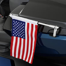 Load image into Gallery viewer, Folding Flag Pole - Left - Chrome - Can-Am RT Show Chrome - Side View