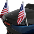 Load image into Gallery viewer, Folding Flag Pole - Left - Chrome - Can-Am RT Show Chrome - Additional View 6