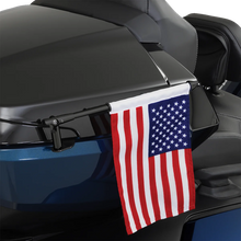 Load image into Gallery viewer, Folding Flag Pole - Right - Black - Can-Am RT/F3 Show Chrome - Installation View