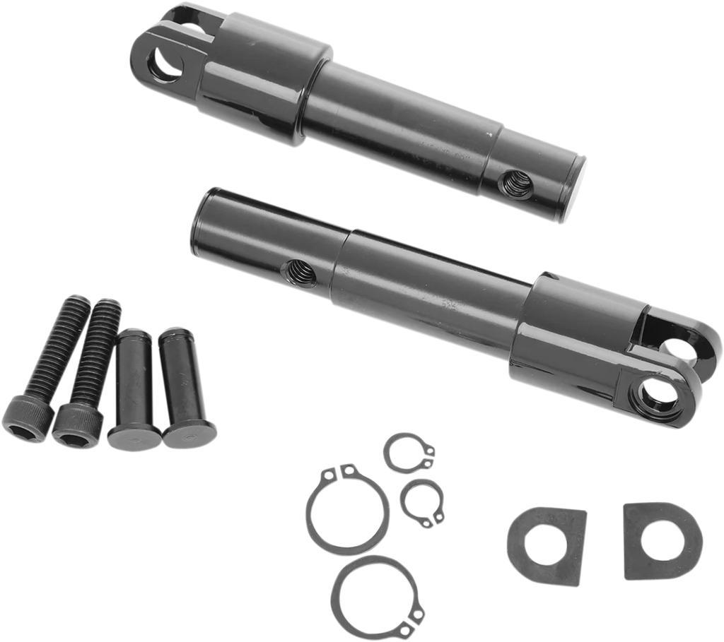 Footpeg Mount - 2" Extended - Chrome DragSpecialties 056218 - Side View
