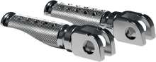 Load image into Gallery viewer, Footpegs - Slash-Cut - Silver - Side View