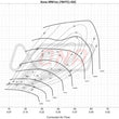 Load image into Gallery viewer, Forced Performance Green UHF Turbo 84mm CH8CM Turbine Hsg Internal WG w/Oil Line fits Subaru STI / WRX