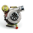 Load image into Gallery viewer, Forced Performance Subaru STi/WRX Blue Turbocharger 58mm CH8 CM Turbine Hsg Internal WG w/Oil Line
