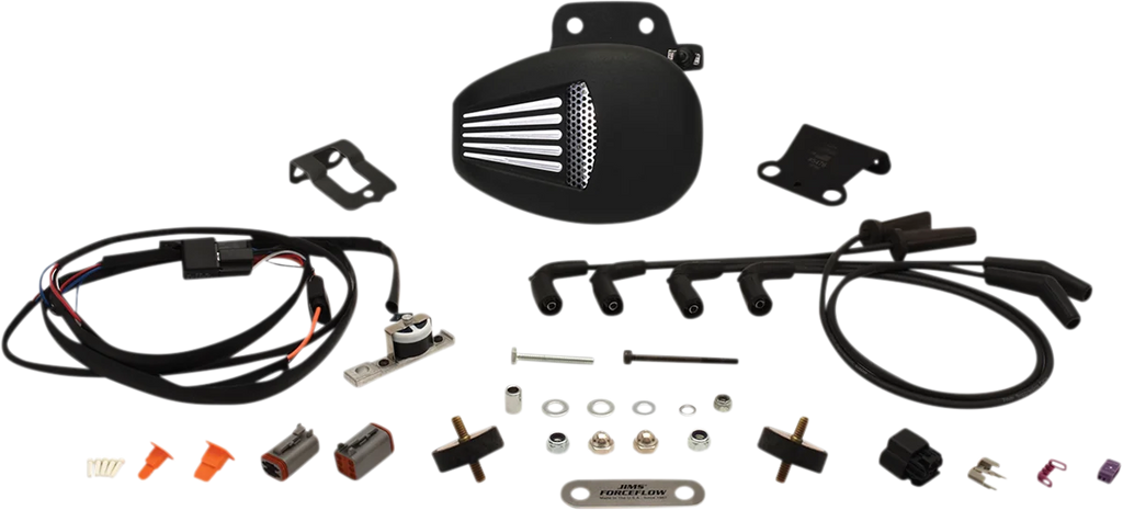 Forceflow Cylinder Head Cooler Kit - Black - M8 Softail Jims USA 5470 - Main Product View