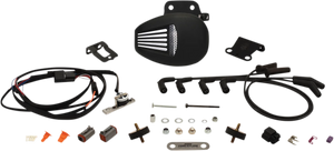 Forceflow Cylinder Head Cooler Kit - Black - M8 Softail Jims USA 5470 - Main Product View