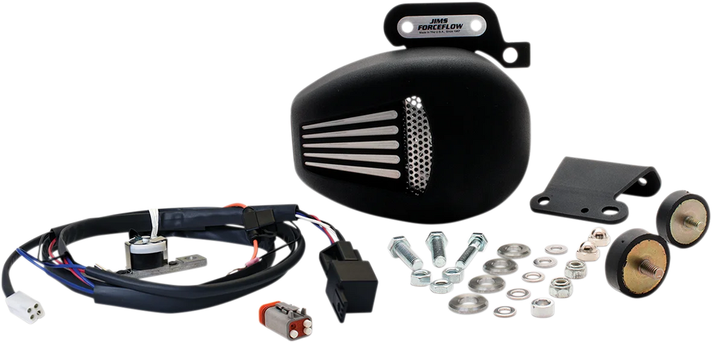 Forceflow Cylinder Head Cooler Kit - Black - M8 Touring Jims USA 5468 - Main Product View
