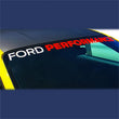 Load image into Gallery viewer, Ford Performance 2015-2017 Mustang Windshield Banner Ford Performance - White / Red - Side View