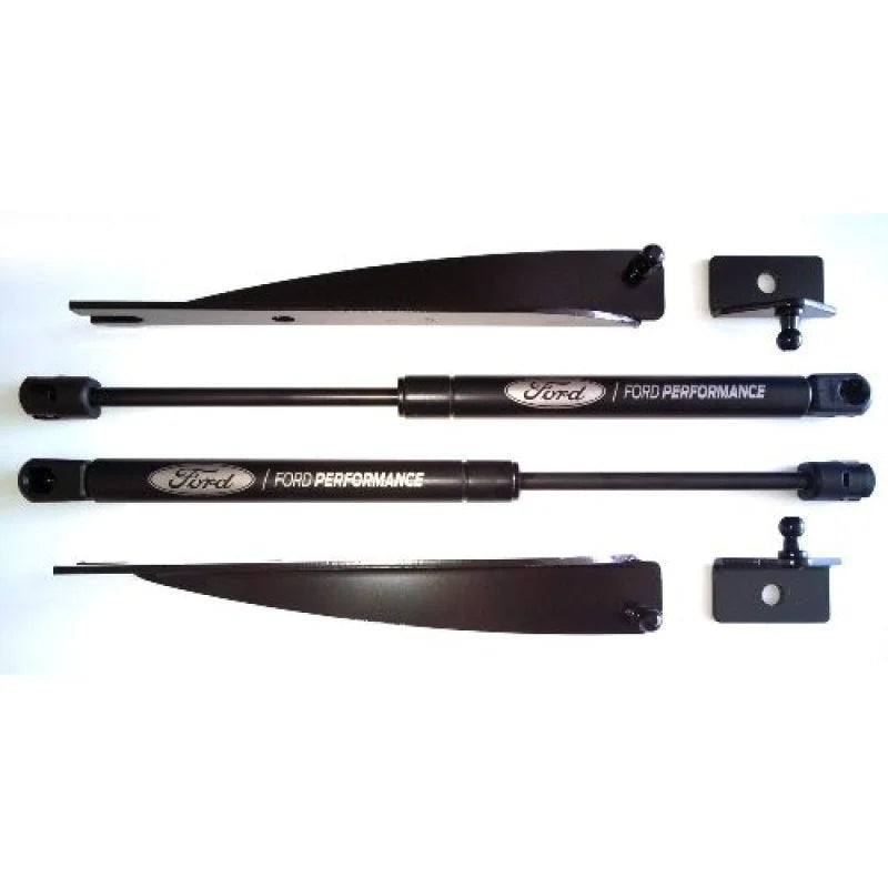 Ford Racing 05-14 Mustang Hood Lift Kit w/ Laser Engraved Ford Performance Logo - Side View