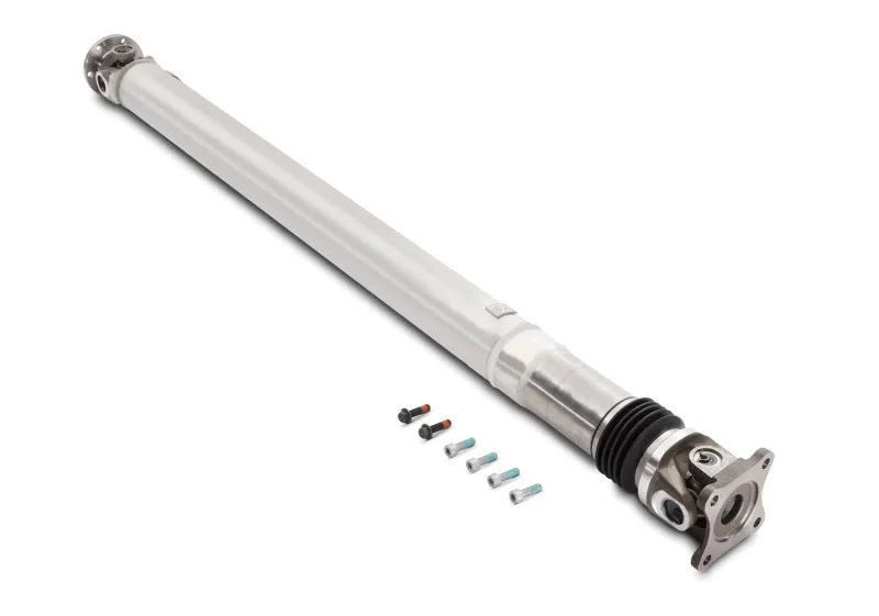 Ford Racing 11-14 Mustang GT 5.0L MT/AT One Piece Aluminum Driveshaft Assembly - Back View