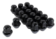 Load image into Gallery viewer, Ford Racing 15-18 Mustang Black Lug Nut Kit (20 Lug Nuts) - Installation View