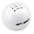 Load image into Gallery viewer, Ford Racing 15-19 Mustang GT350 White 6-Speed Shift Knob - Main Product View