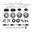 Load image into Gallery viewer, Ford Racing 15-21 Mustang GT/ 2.3L EcoBoost GT350R Brake Upgrade Kit - Black - Side View