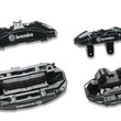 Load image into Gallery viewer, Ford Racing 15-21 Mustang GT/ 2.3L EcoBoost GT350R Brake Upgrade Kit - Black - Installation View