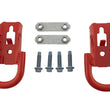 Load image into Gallery viewer, Ford Racing 15-22 F-150 Tow Hooks - Red (Pair) - Back View