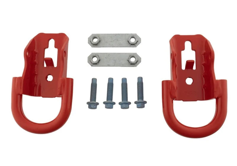 Ford Racing 15-22 F-150 Tow Hooks - Red (Pair) - Back View