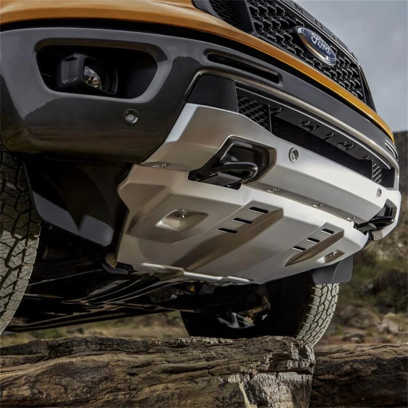 Ford Racing 19-22 Ranger Skid Plate Kit - Silver - Main Product View