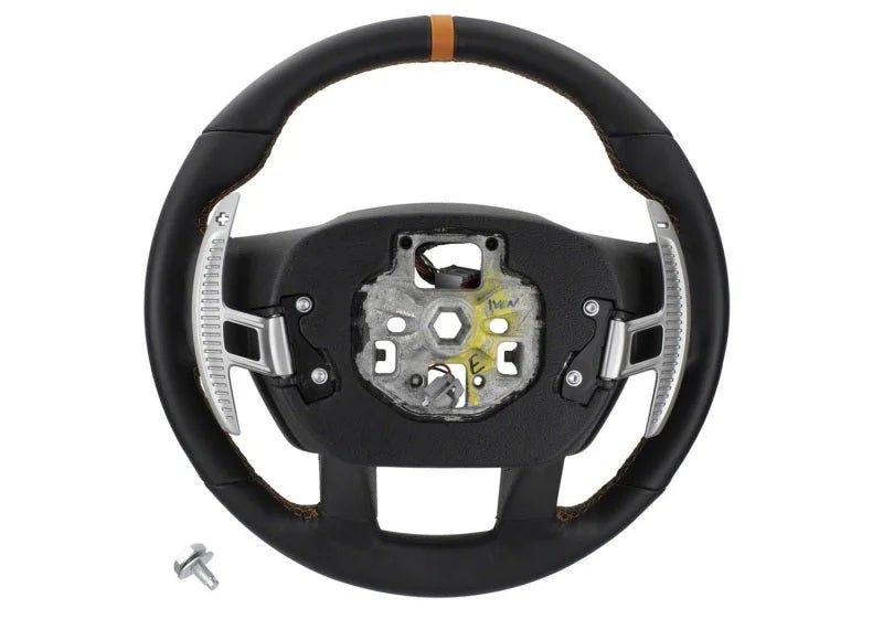 Ford Racing 2015-2017 F-150 Raptor Performance Steering Wheel Kit - Orange Sightline - Side View