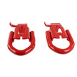 Load image into Gallery viewer, Ford Racing 2019 Ford Ranger Front Tow Hooks - Pair - Red - Additional View 6