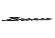 Load image into Gallery viewer, Ford Racing 2021+ Bronco Classic Script Fender Badges - Matte Black (Pair) - Installation View