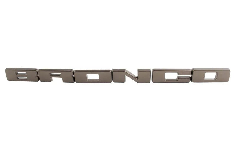 Ford Racing 2021+ Bronco Grille Lettering Overlay Kit - Bronze - Main Product View