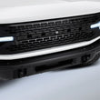 Load image into Gallery viewer, Ford Racing 2021+ Bronco Grille Lettering Overlay Kit - Black - Back View
